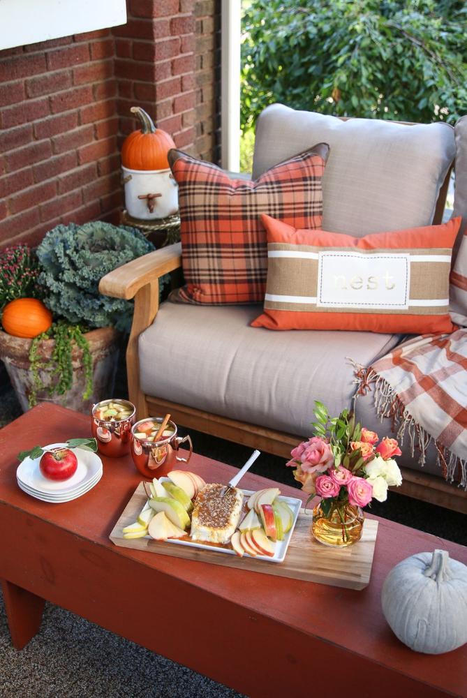 fall porch